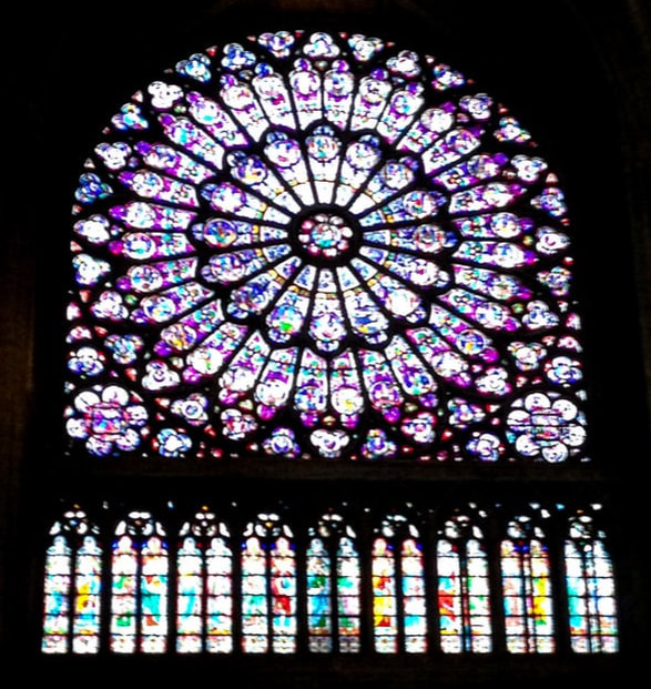 Rose window of Notre Dame de Paris